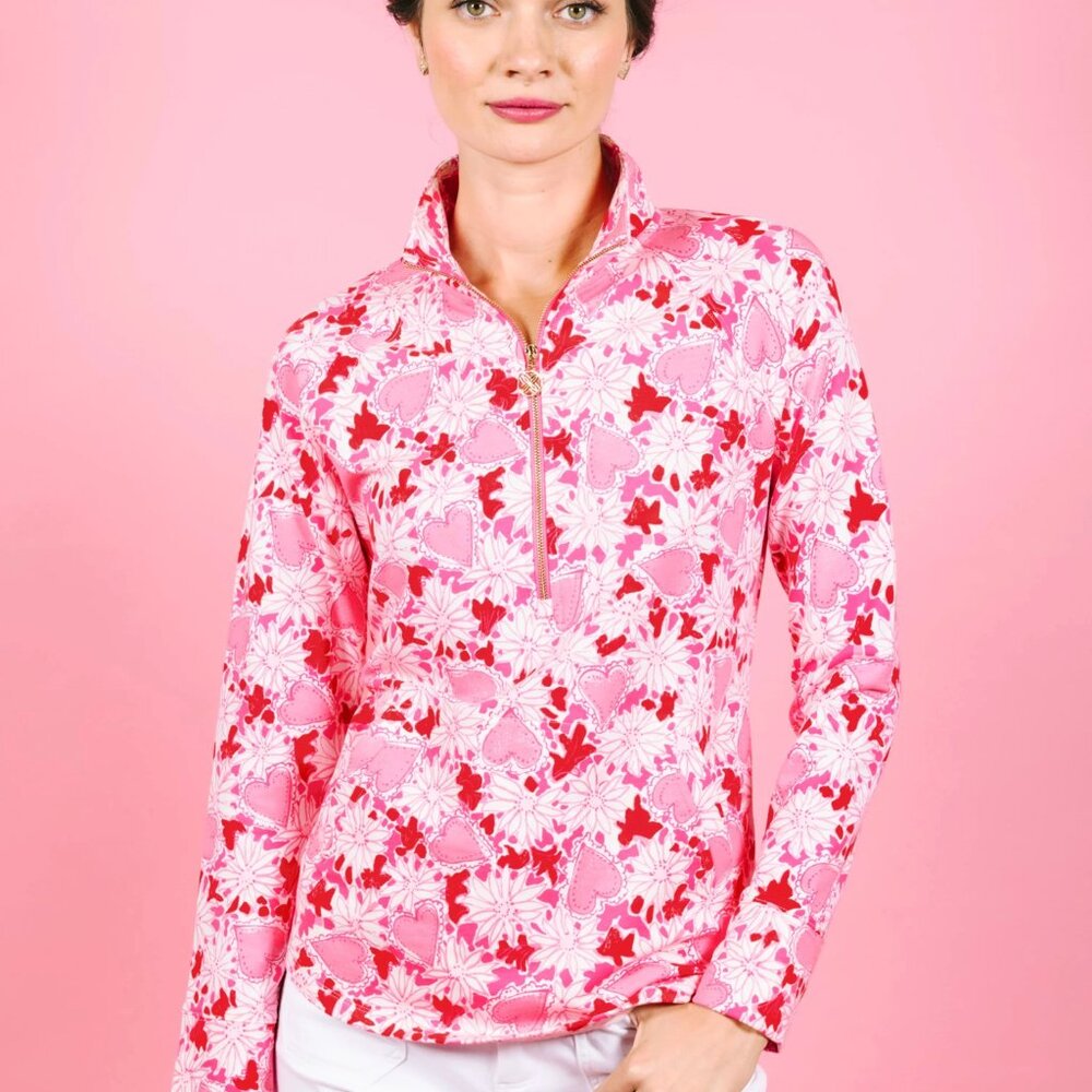 Dear Heart UPF 50+ Skipper Popover by Lilly Pulitzer